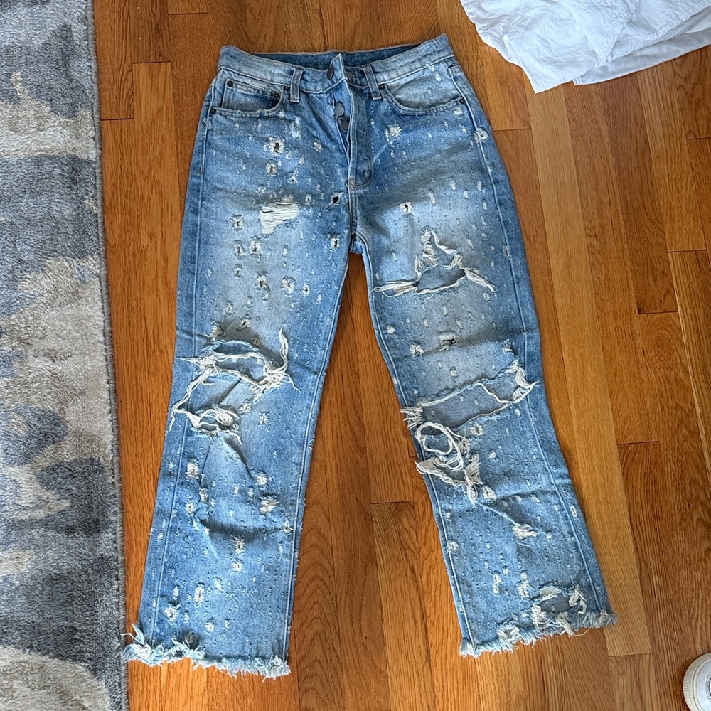 Carmar LF Distressed Blue Jeans